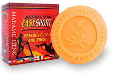 Натуральное мыло с активными компонентами / Easy sport herbal soap formula of Madam Heng