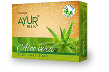 Аюрведическое мыло Аюр Плюс Алоэ Вера / Body Care Soap Ayur Plus Aloe Vera
