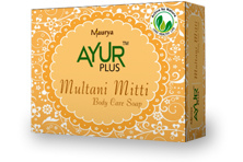 Натуральное мыло ручной работы Аюр Плюс Мултани глина / Body Care Soap Ayur Plus Multani Mutti