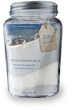 Неароматизированная натуральная соль мертвого моря для ванн Extra Mineral / Pure Dead Sea Bath Salts - Natural Unscented