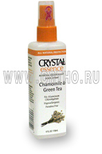 Дезодорант-спрей Кристалл с ароматом ромашки и зеленого чая / Mineral Deodorant Body Spray Crystal Essence Chamomile and Green Tea