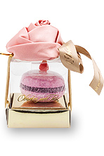 Набор для прекрасных созданий Macaroons Розовая пудра с малиной