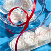 Мыло для гурманов в форме элегантных бутонов розы Изысканный комплимент в белом