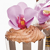 Мыло для гурманов Кекс Орхидея с шоколадом