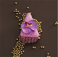 Полотенце столовое для гурманов Кусочек торта Орхидея с малиной