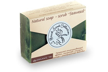 Мыло-скраб натуральное Морские водоросли / Natural soap-scrub Seaweed