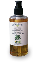 Натуральный гель для душа с маслом чая камелии и нотками зеленого чая / Organic Camellia Tea Bath Gel Zesty Green Tea