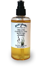 Натуральный гель для душа с маслом чая камелии и маслом лаванды / Organic Camellia Tea Bath Gel Lavender