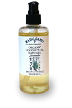 Натуральный гель для душа с  маслом кокоса и с маслом лаванды / Organic coconut oil bath gel Lavender