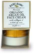 Универсальный дневной и ночной крем для лица с натуральным органным маслом, маслом розы и маслом чая камелии / Organic Argan Oil Facial Cream
