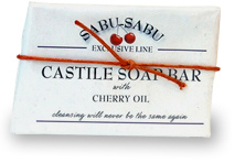 Мыло ручной работы с маслом вишни / Castile Soap with Cherry Oil