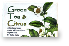 Натуральное мыло с маслами зеленого чая и лимона первого отжима / Natural Soap Green Tea and Citrus