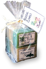 Подарочный набор из шести мыл с маслами цитруса и трав первого