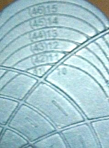 Стельки с электрическим подогревом Фаренгейт (Модель FRG–01) - размеры стелек