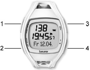 Спортивные часы Beurer PM45 - описание