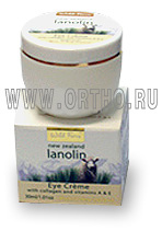 Крем для кожи вокруг глаз с коллагеном, витаминами А и Е / Eye Creme with Collagen and Vitamins A & E (Ланолин)