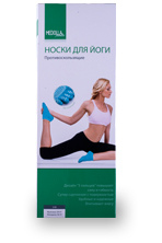 Носки для йоги противоскользящие Medolla Fitness (арт. 4041NY-D)
