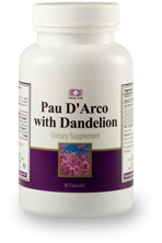 Кора муравьиного дерева с одуванчиком / Pau DArco with Dandelion