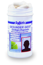 Капсулы с гинкго Здоровый дух / Gesunder Geist Ginkgo-Kapseln