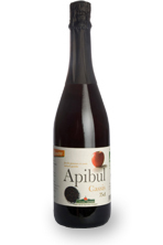 Сок игристый (газированный) Яблочно-черносмородиновый БИО Apibul Cassis