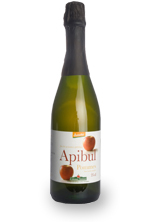 Сок игристый (газированный) Яблочный БИО Apibul Pommes