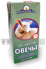 Молоко овечье стерилизованное Маргарета 3,5%