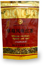 Чай юньнанский красный с клубникой Небесный аромат