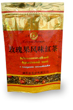 Чай юньнанский красный с плодами шиповника Небесный аромат